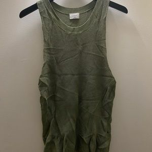 Aritzia Wilson green tank